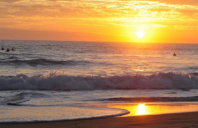 Tramonti sulla spiaggia 